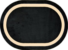 Portrait© Classroom Rug, 7'7"  Round Onyx