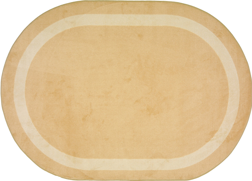 Portrait© Classroom Rug, 7'7"  Round Sandstone