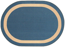 Portrait© Classroom Rug, 5'4" x 7'8"  Oval Seaside