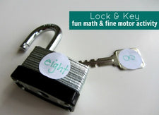 Fun with Locks - Math & Fine Motor Activity
