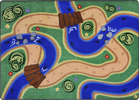 Pretend & Play Classroom Carpet, 7'8" x 10'9" Rectangle