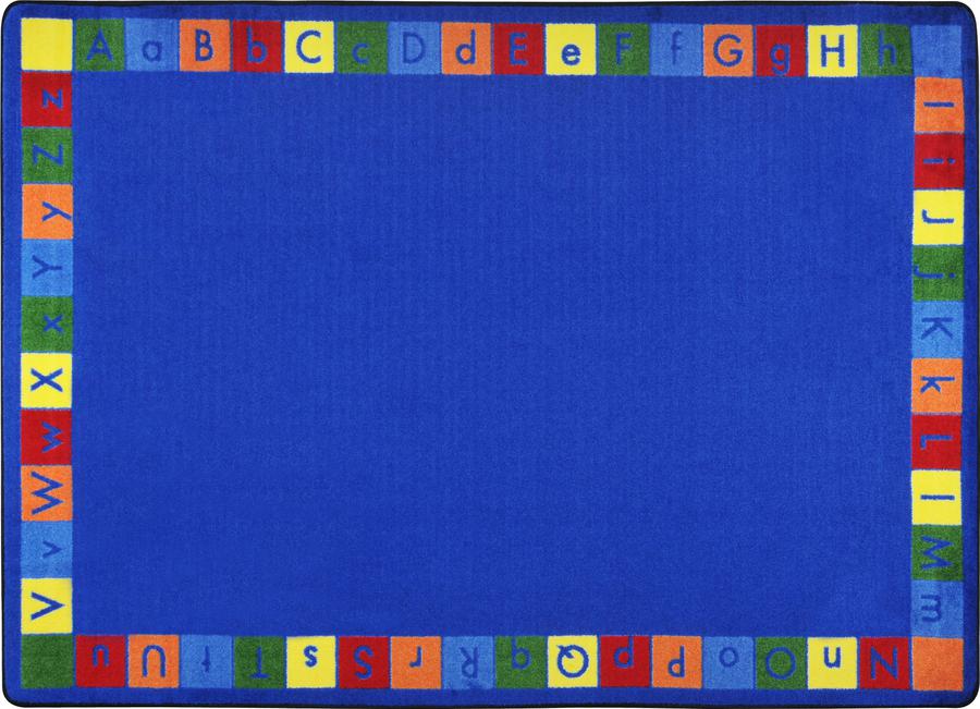 Joy Carpets Primarily Alphabet© Classroom Rug, 5'4