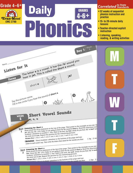 Daily Phonics, Grade 4-6+