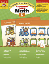 Take It to Your Seat Math Centers, Grade K