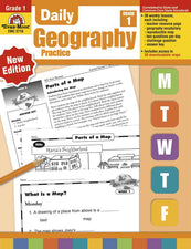 Daily Geography Practice, Grade 1