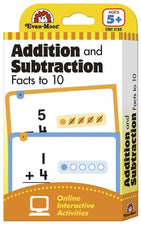 Flashcards: Beginning Addition and Subtraction Facts to 10