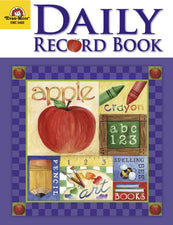 Daily Record Book, School Days Theme