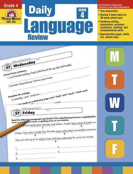 Daily Language Review, Grade 4