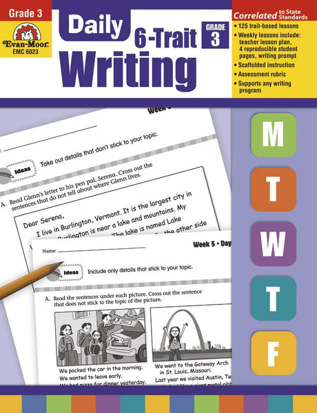 Daily 6-Trait Writing, Grade 3