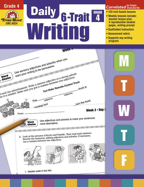 Daily 6-Trait Writing, Grade 4