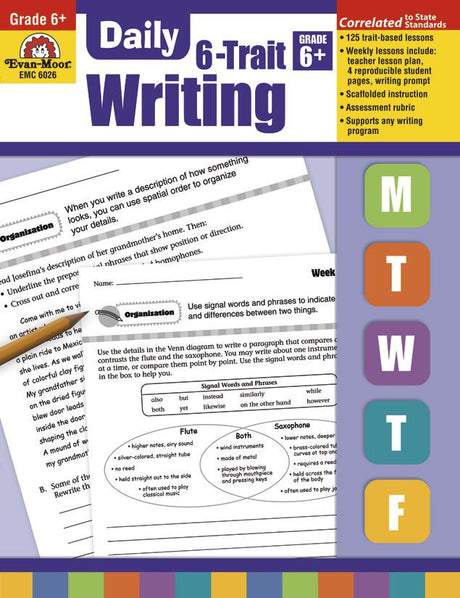 Daily 6-Trait Writing, Grade 6