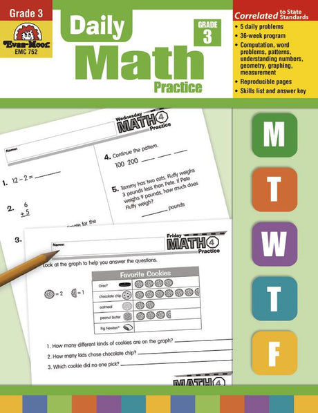 Daily Math Practice, Grade 3