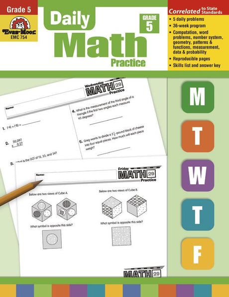 Daily Math Practice, Grade 5