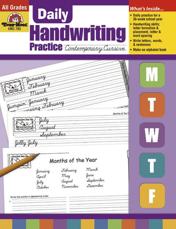 12 Handwriting Worksheets - Months of the Year! – SupplyMe