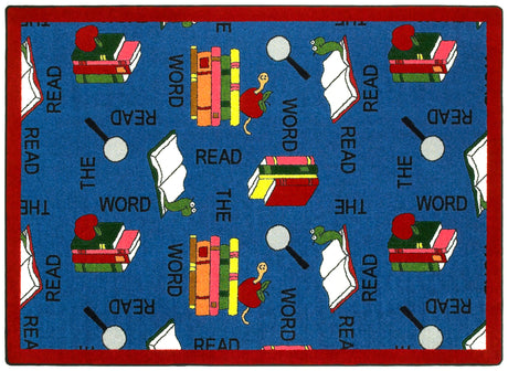 Read the Word© Classroom Rug, 5'4" x 7'8" Rectangle