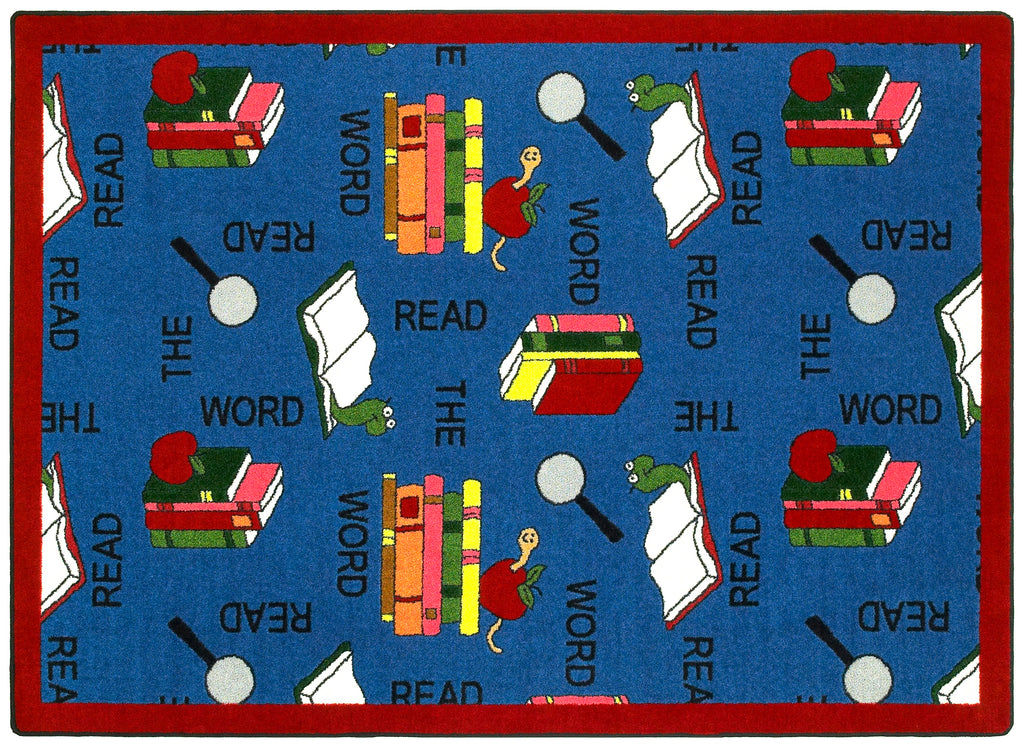 Joy Carpets Read the Word© Classroom Rug, 7'7