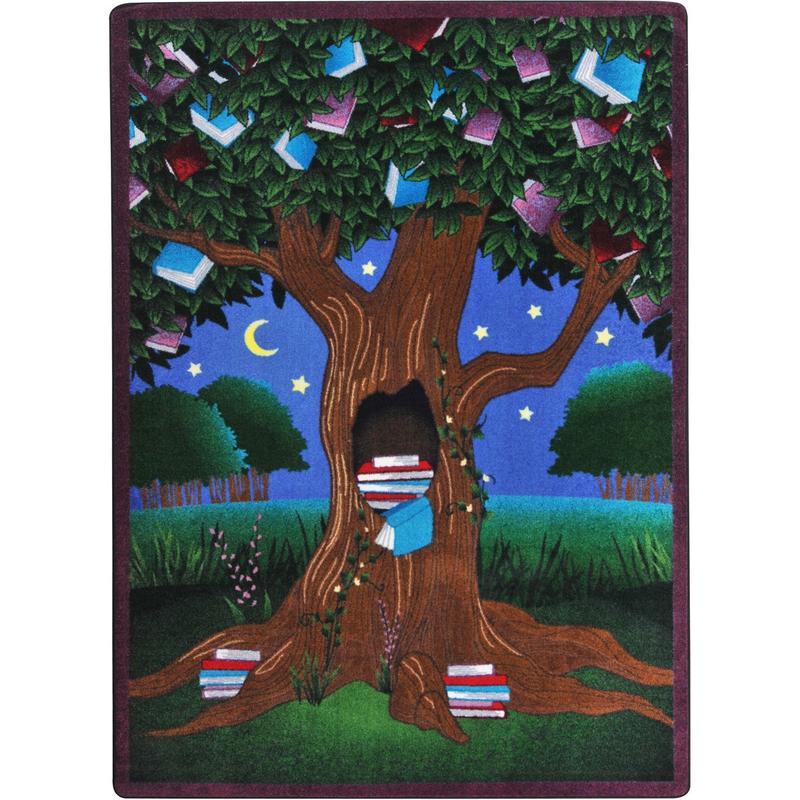Reading Tree™ Classroom Carpet, 5'4" x 7'8" Rectangle