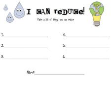 Reduce, Reuse, Recycle! - Earth Day Activity