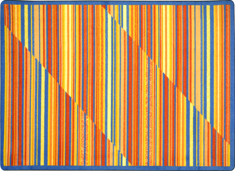 Rhythm© Classroom Rug, 5'4" x 7'8" Rectangle Sunset