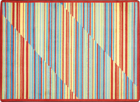 Rhythm© Classroom Rug, 3'10" x 5'4" Rectangle Tropical