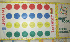 A Little Fun with Twister®! - Back To School Bulletin Board Idea