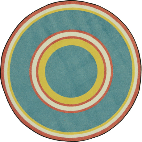 Ripples© Classroom Rug, 7'8" x 10'9"  Oval Beach