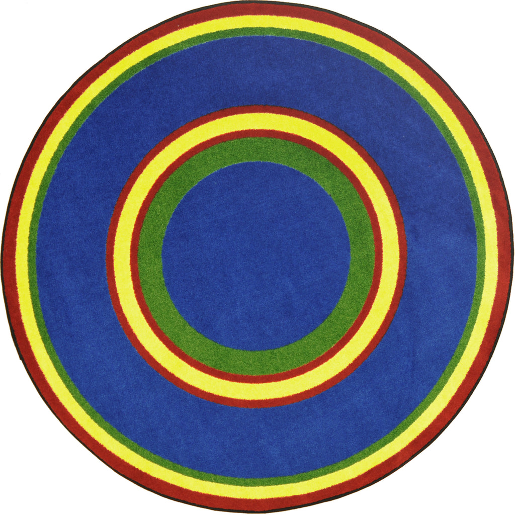 Ripples© Classroom Rug, 5'4" x 7'8"  Oval Primary
