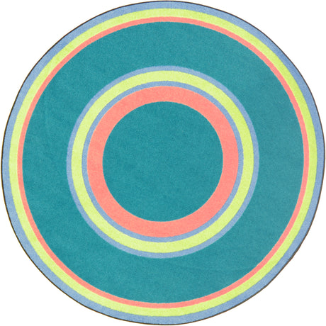 Ripples© Classroom Rug, 5'4" x 7'8"  Oval Teen