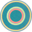 Ripples© Classroom Rug, 7'7"  Round Teen