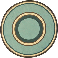 Ripples© Classroom Rug, 5'4"  Round Woodland