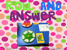 Roll and Answer! Literacy Center FREEbie