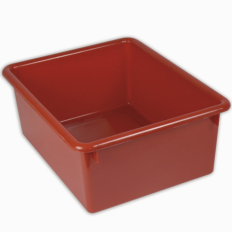 5 Inch Stowaway Letter Box Red No Lid 13 x 10-1/2 x 5