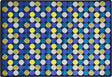 Roundabout© Classroom Rug, 5'4" x 7'8" Rectangle Blue