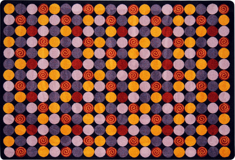 Roundabout© Classroom Rug, 5'4" x 7'8" Rectangle Plum