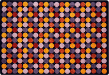 Roundabout© Classroom Rug, 5'4" x 7'8" Rectangle Plum