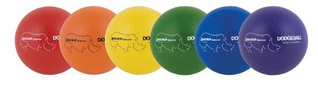 Rhino Skin 6 Inch Dodgeball, 6 Set Assorted