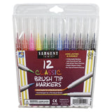 Sargent Art® Classic Brush Tip Markers, 12 Count