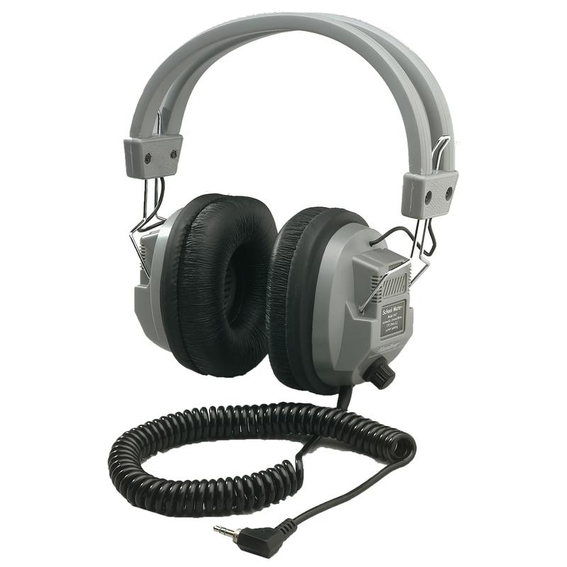 Deluxe Stereo/Mono Headsets 1/8Plus & 1/4Adapter With Volume Control