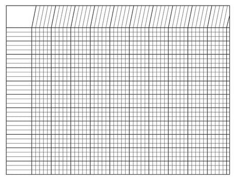 Incentive Chart Horizontal White 28 x 22