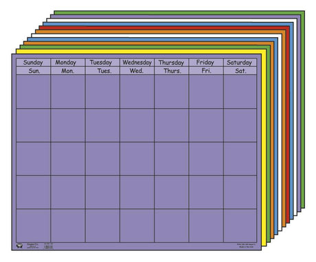 Horizontal Calendar Set 28 x 22