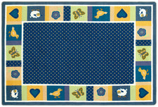 Seeing Spots© Classroom Rug, 3'10" x 5'4" Rectangle Bold