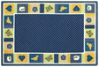 Seeing Spots© Classroom Rug, 5'4" x 7'8" Rectangle Bold