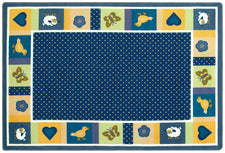 Seeing Spots© Classroom Rug, 5'4" x 7'8"  Oval Bold