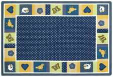 Seeing Spots© Classroom Rug, 3'10" x 5'4"  Oval Bold