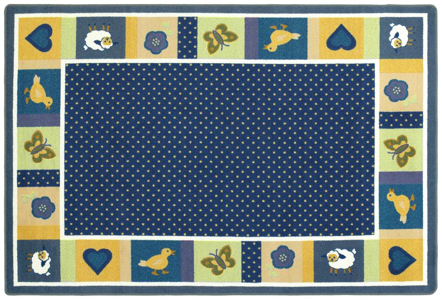 Seeing Spots© Classroom Rug, 7'7"  Round Bold