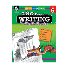 Shell Education 180 Days of Writing for Sixth Grade