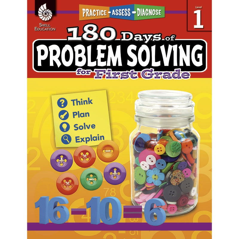180 Days of Problem Solving for First Grade