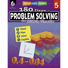 Shell Education 180 Days of Problem Solving for Fifth Grade