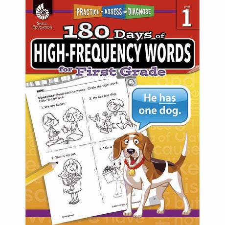 180 Days of High-Frequency Words for First Grade