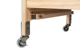 Next Gen Serenity® Compact Fixed-Side Crib, Clearview, Natural